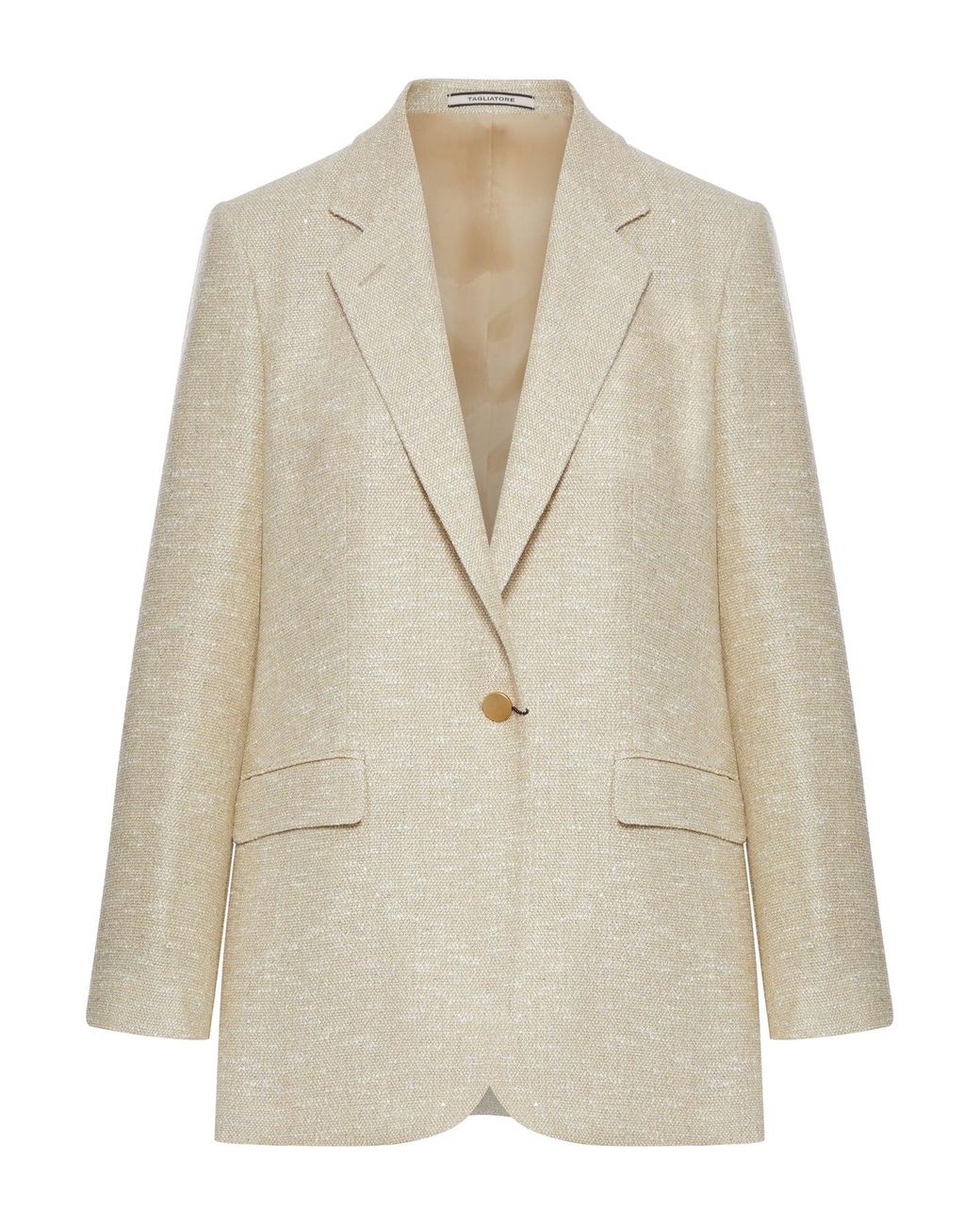 Giacca sartoriale monopetto di Tagliatore in Natural
