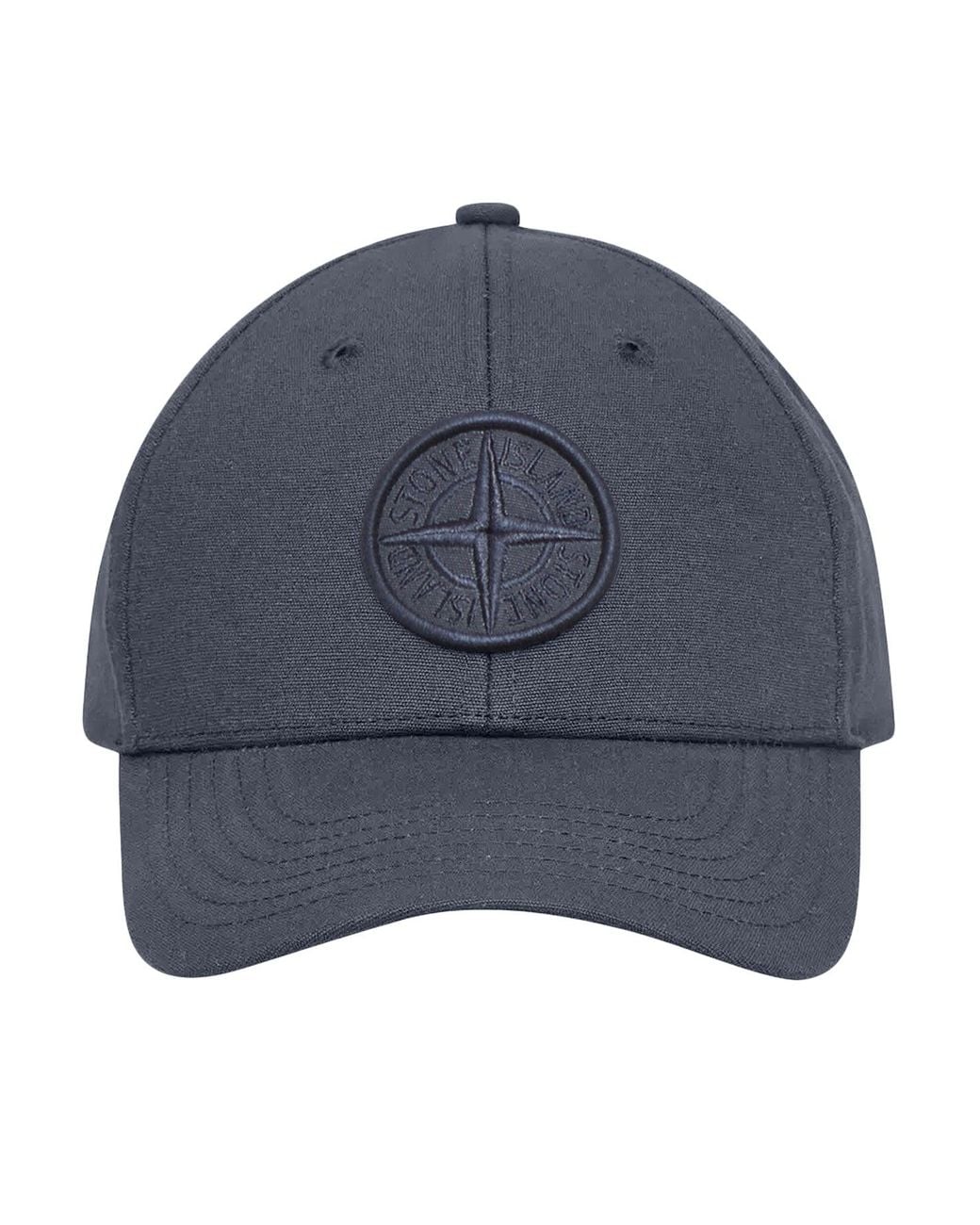 Stone Island Compass Embroidery Hat in Blue for Men | Lyst UK