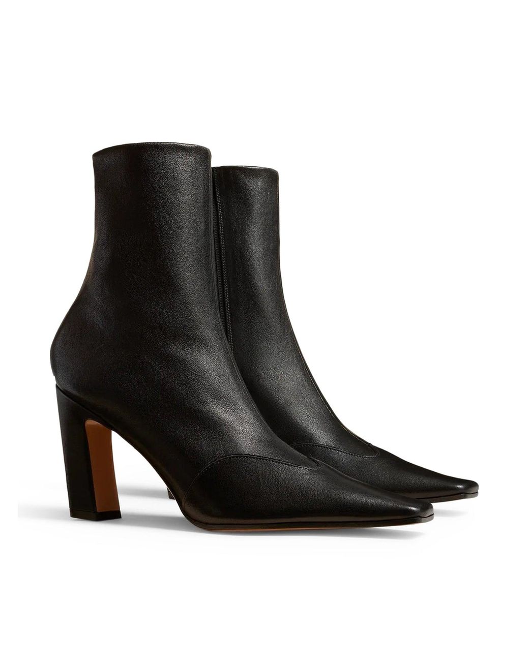 Khaite Black Ankle Boot Nevada Stretch