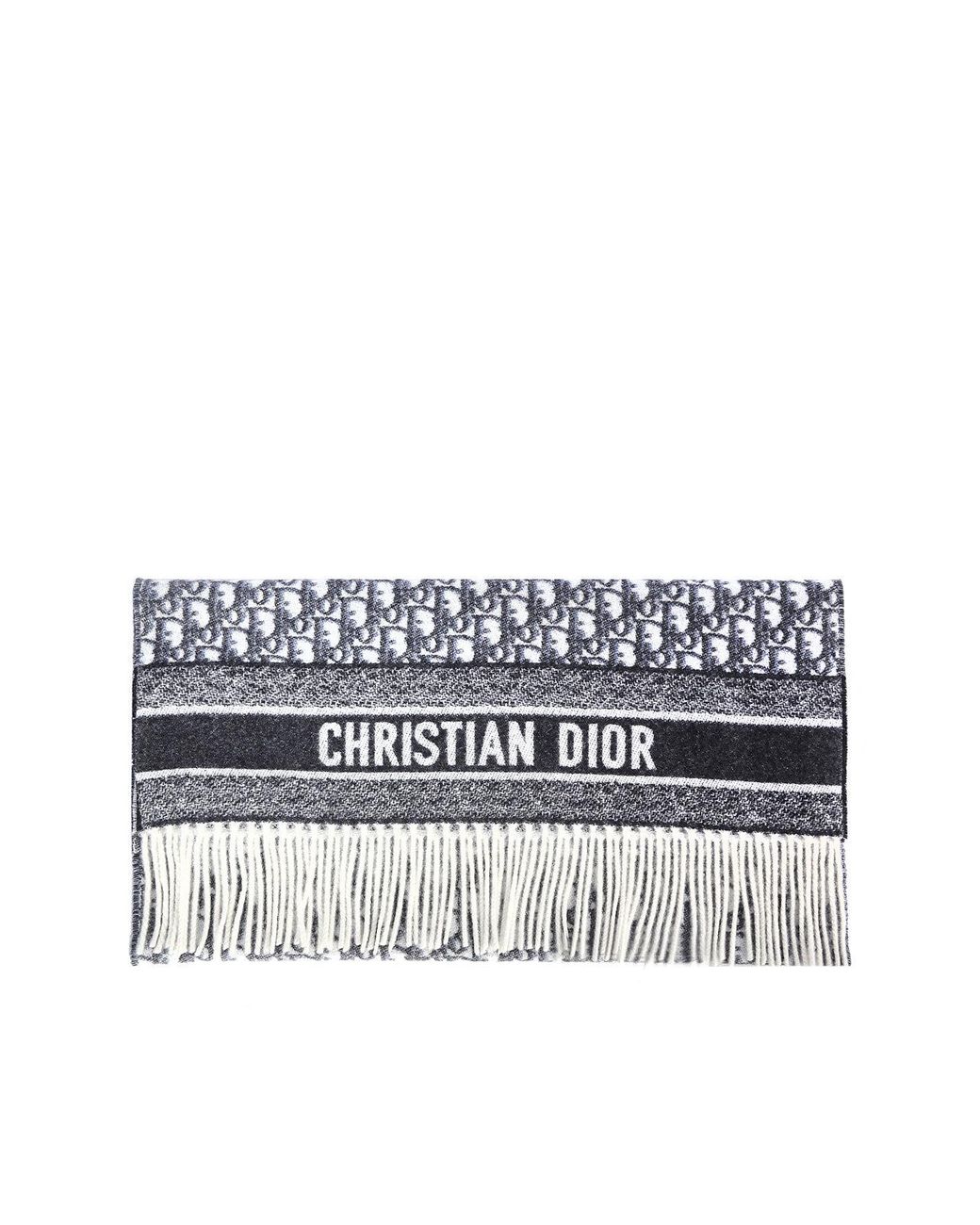 Dior Dior Oblique Scarf in White Lyst