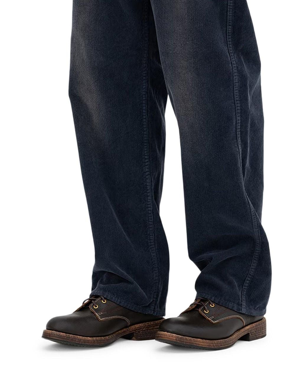 Visvim Brown Virgil Boots-Folk for men