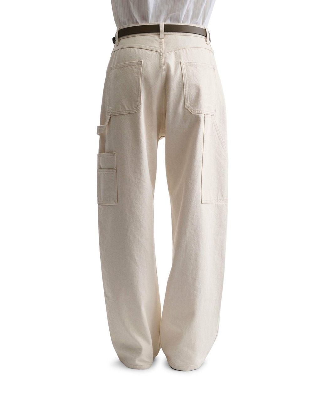 Phoebe Philo White Carpenter Jeans