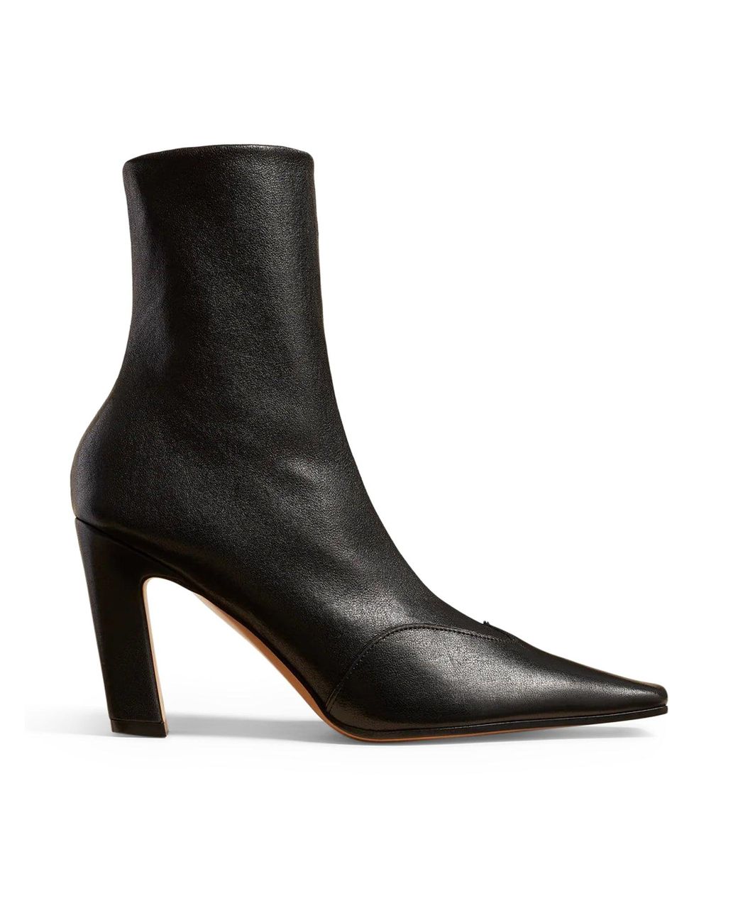 Khaite Black Ankle Boot Nevada Stretch
