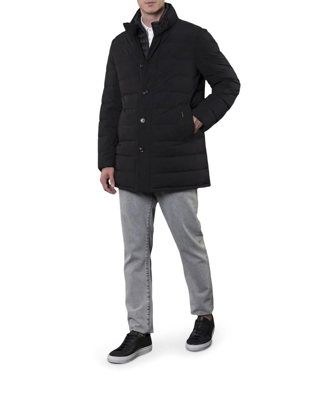 Moorer Blue Calegari-Kn Down Jacket for men