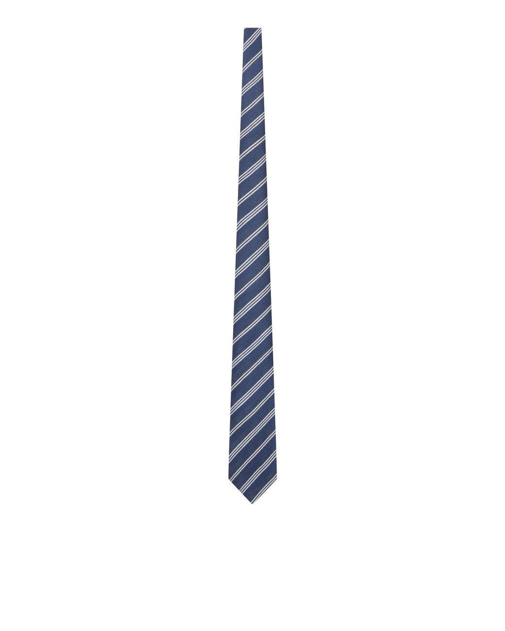 Kiton White Regimental Tie for men