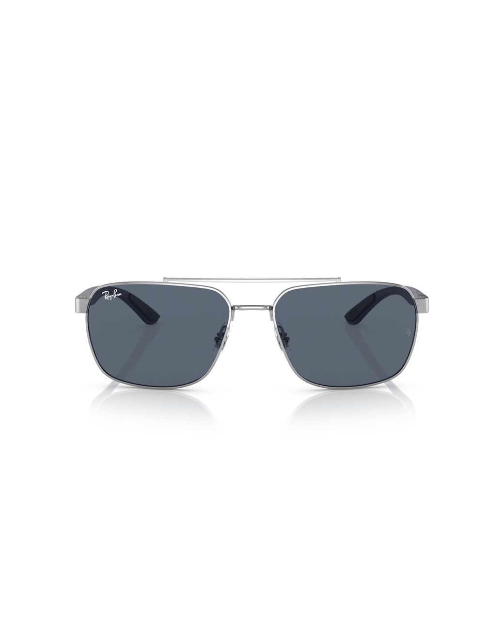 Ray-Ban Black Rb3701 Sunglasses Matte Blue Frame Grey Lenses 59-17 for men