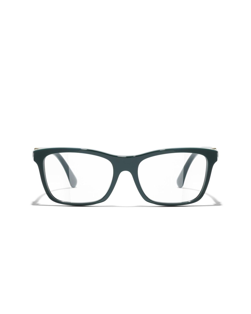 Chanel Black Sunglass Rectangle Eyeglasses Ch3465