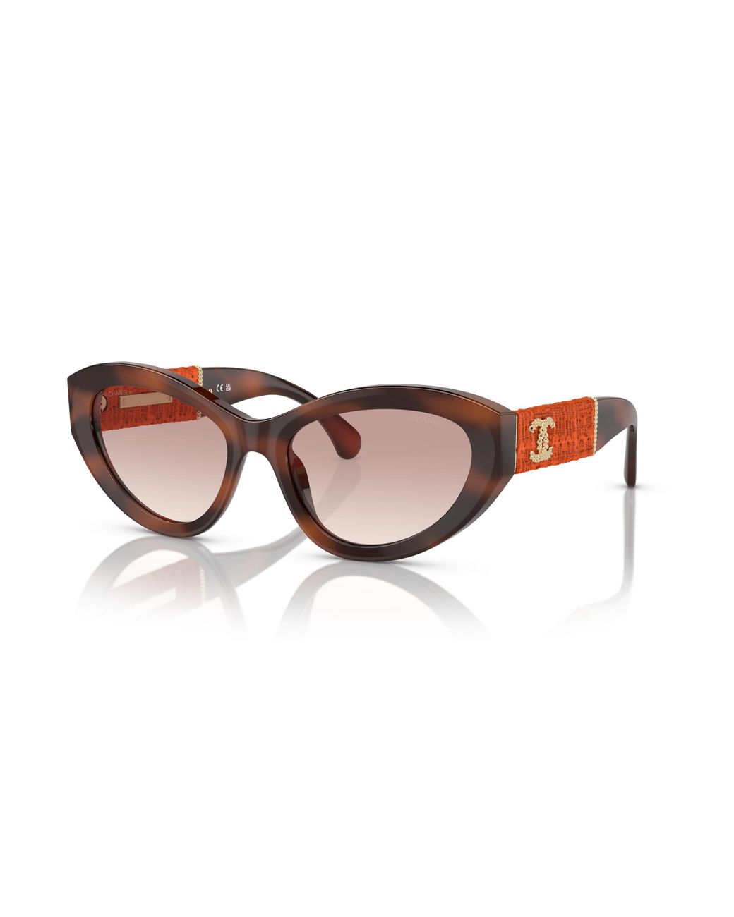 Chanel Black Sunglass Cat Eye Sunglasses Ch5513