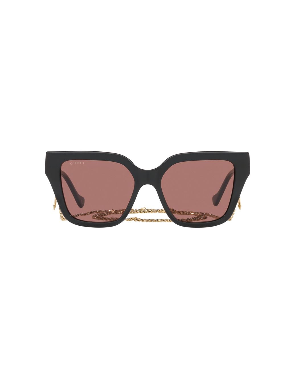 Gucci Black Rectangular Sunglasses