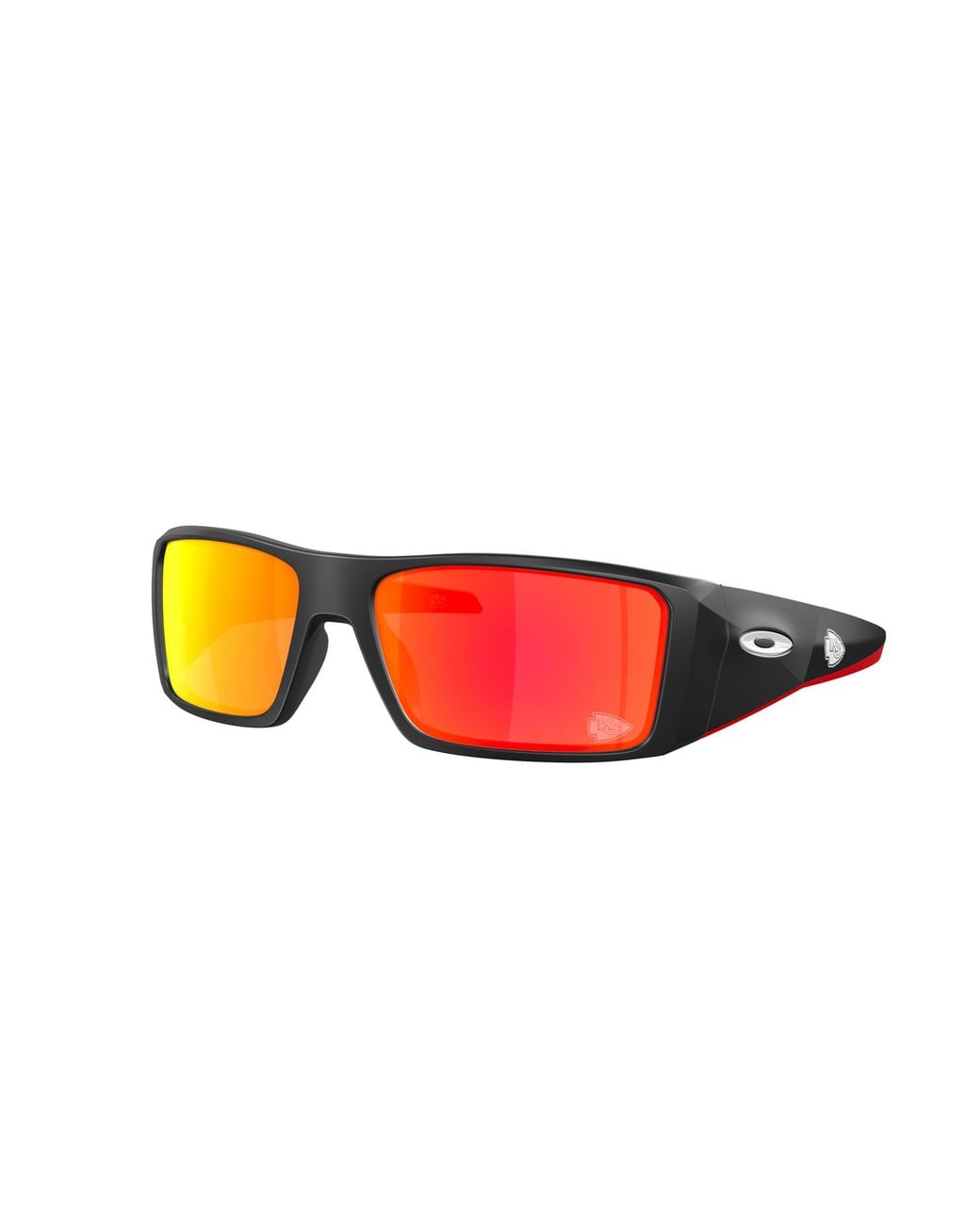 Oakley Black Sunglass Kansas City Chiefs Heliostat for men