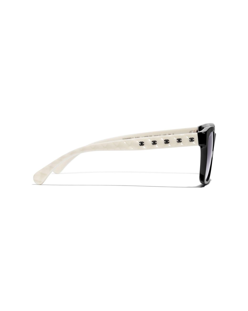 Chanel Black Sunglass Square Sunglasses Ch5484