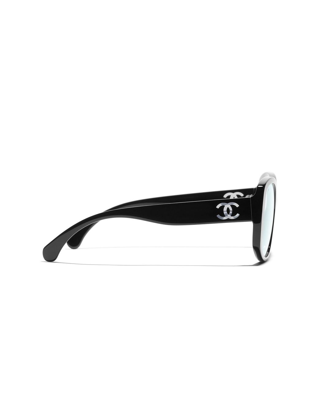 Chanel Black Sunglass Butterfly Blue Light Glasses Ch3476s