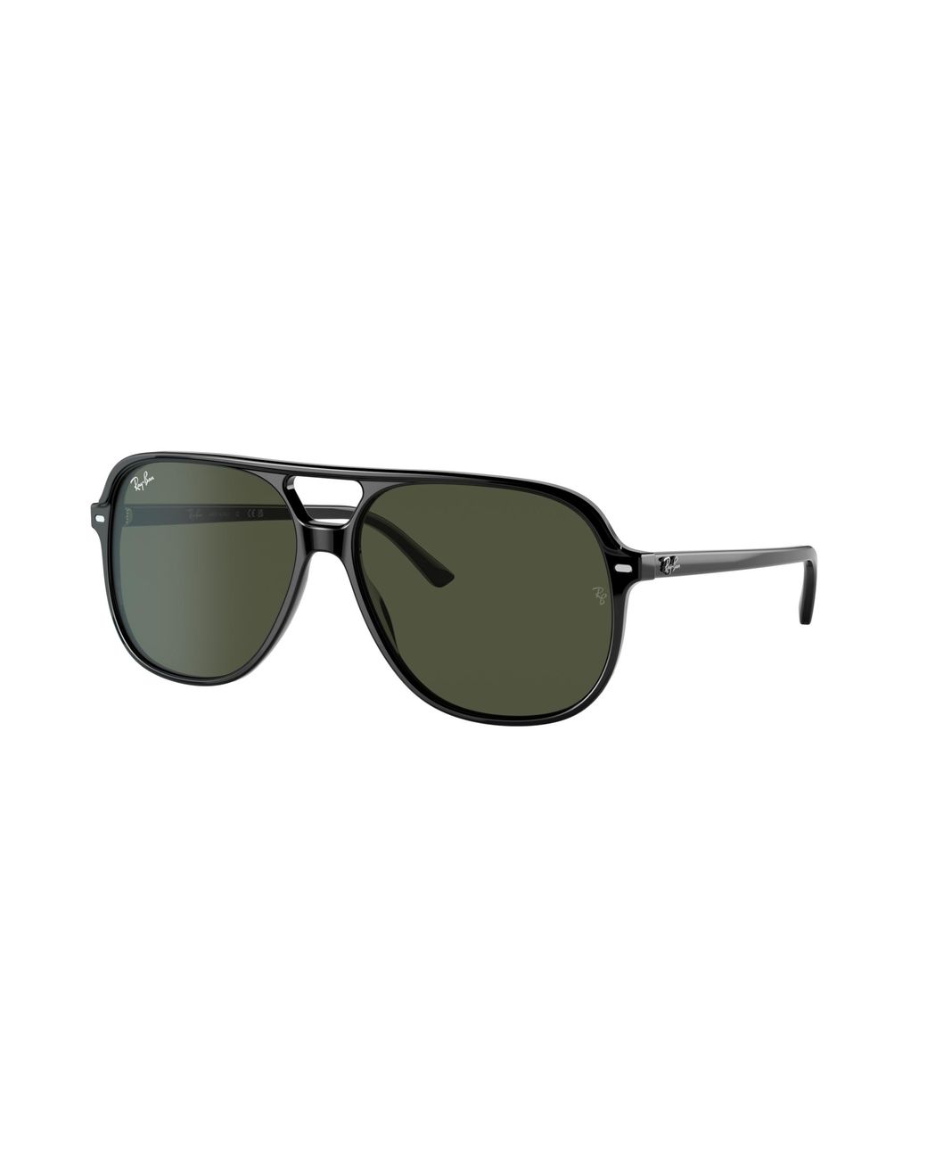 Ray-Ban Black Bill Sonnenbrillen Schwarz Fassung Grün Glas Polarisiert 60-14