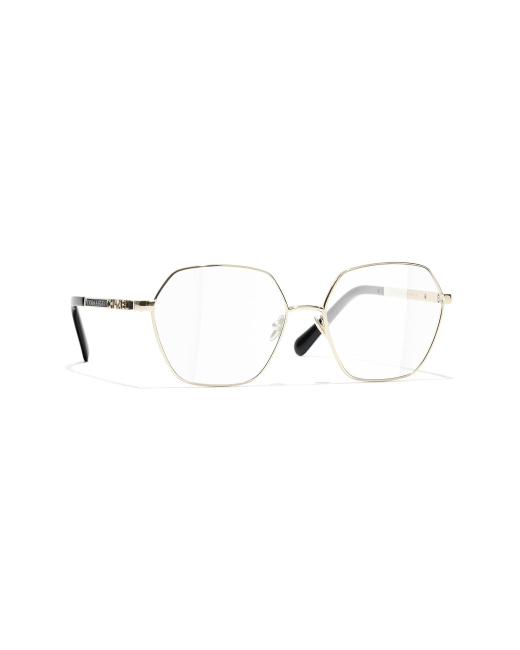 Chanel Black Sunglass Round Eyeglasses Ch2204