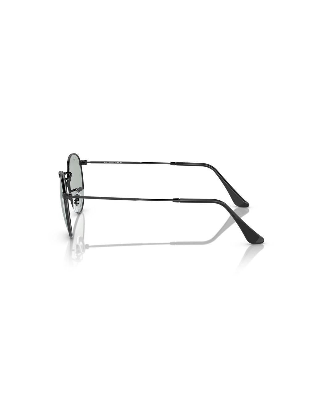 Ray-Ban Black Sunglass Round Metal for men