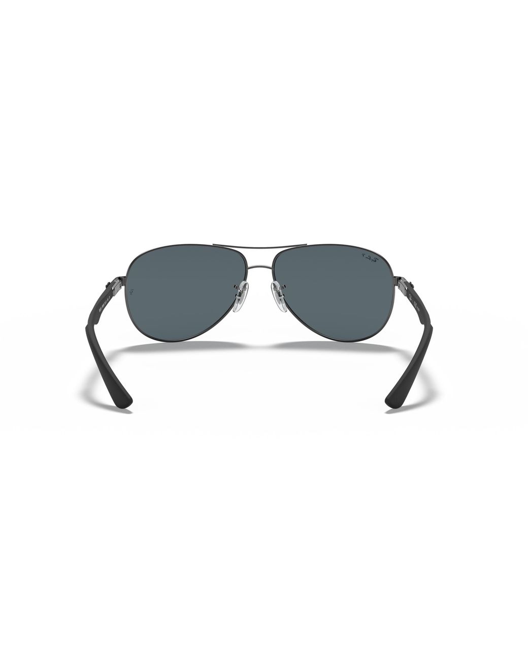 Ray-Ban Multicolor Sunglasses Male Carbon Fibre - Silver Frame Silver Lenses 61-13 for men