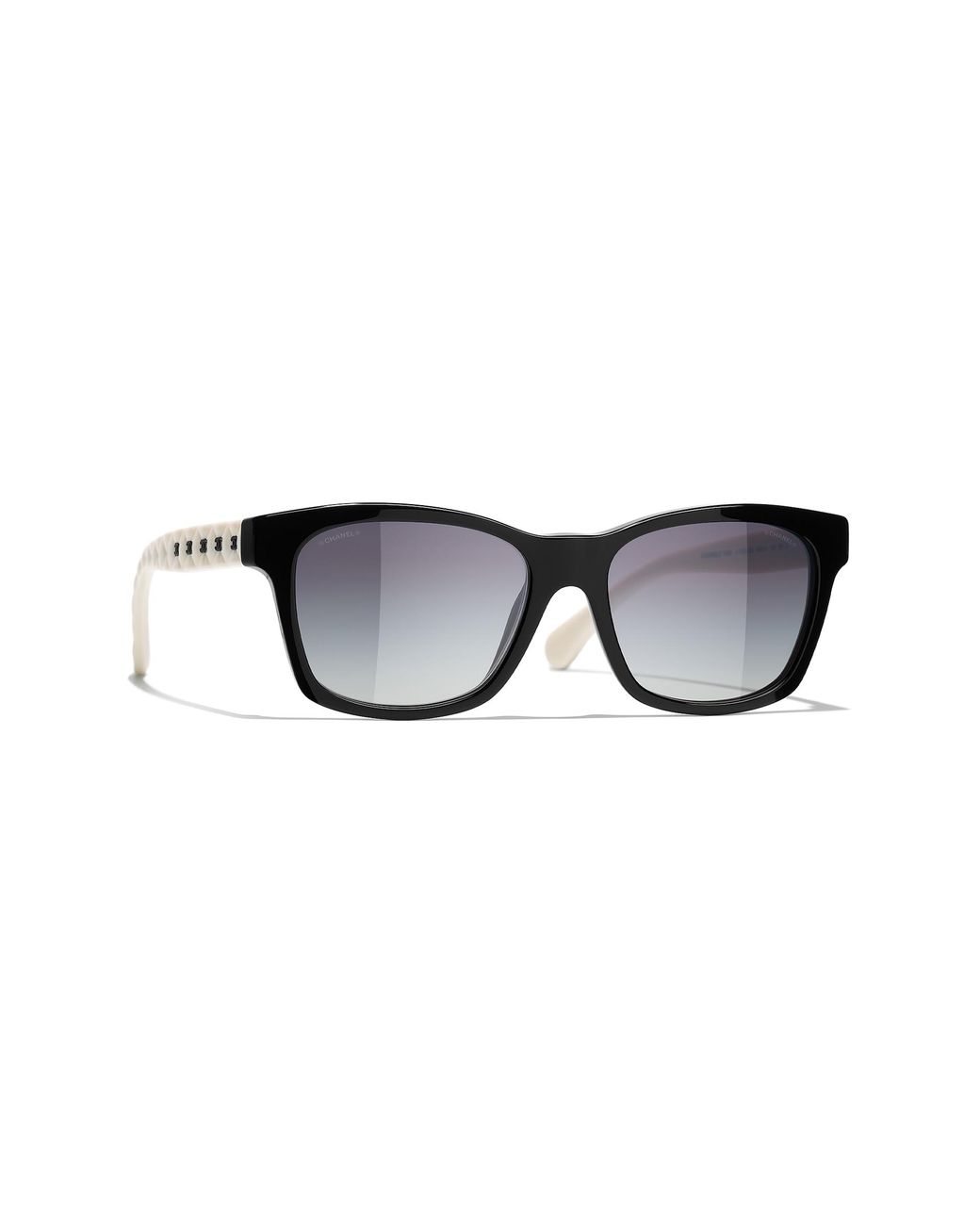 Chanel Black Sunglass Square Sunglasses Ch5484