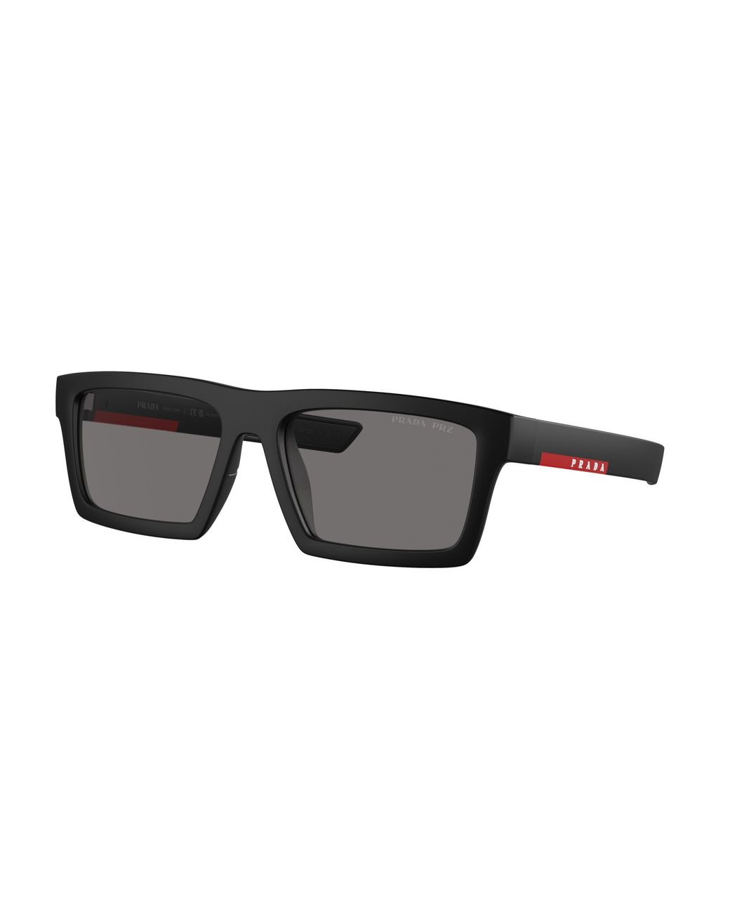 Prada Linea Rossa Black Polarized Sunglasses for men