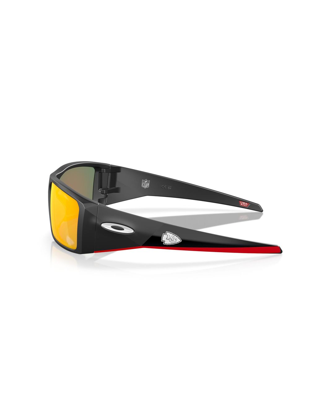 Oakley Black Sunglass Kansas City Chiefs Heliostat for men