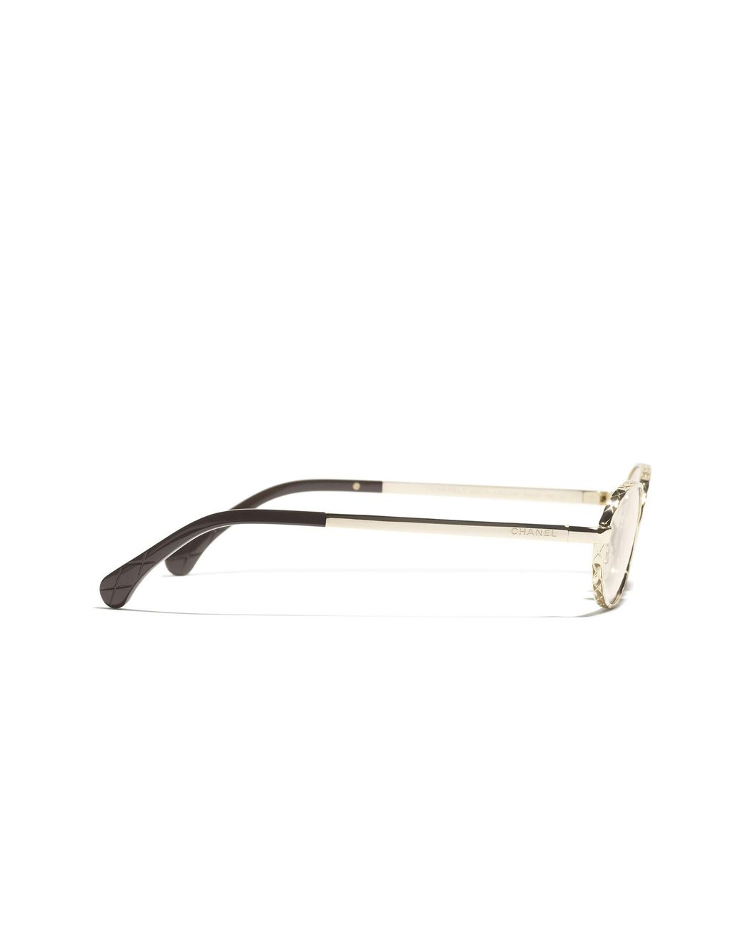 Chanel Black Sunglass Oval Blue Light Glasses Ch2227s