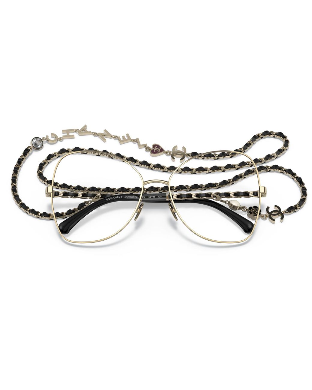 Chanel Black Sunglass Butterfly Eyeglasses Ch2205q