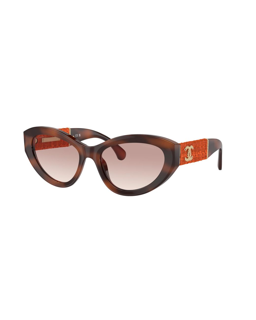 Chanel Black Sunglass Cat Eye Sunglasses Ch5513