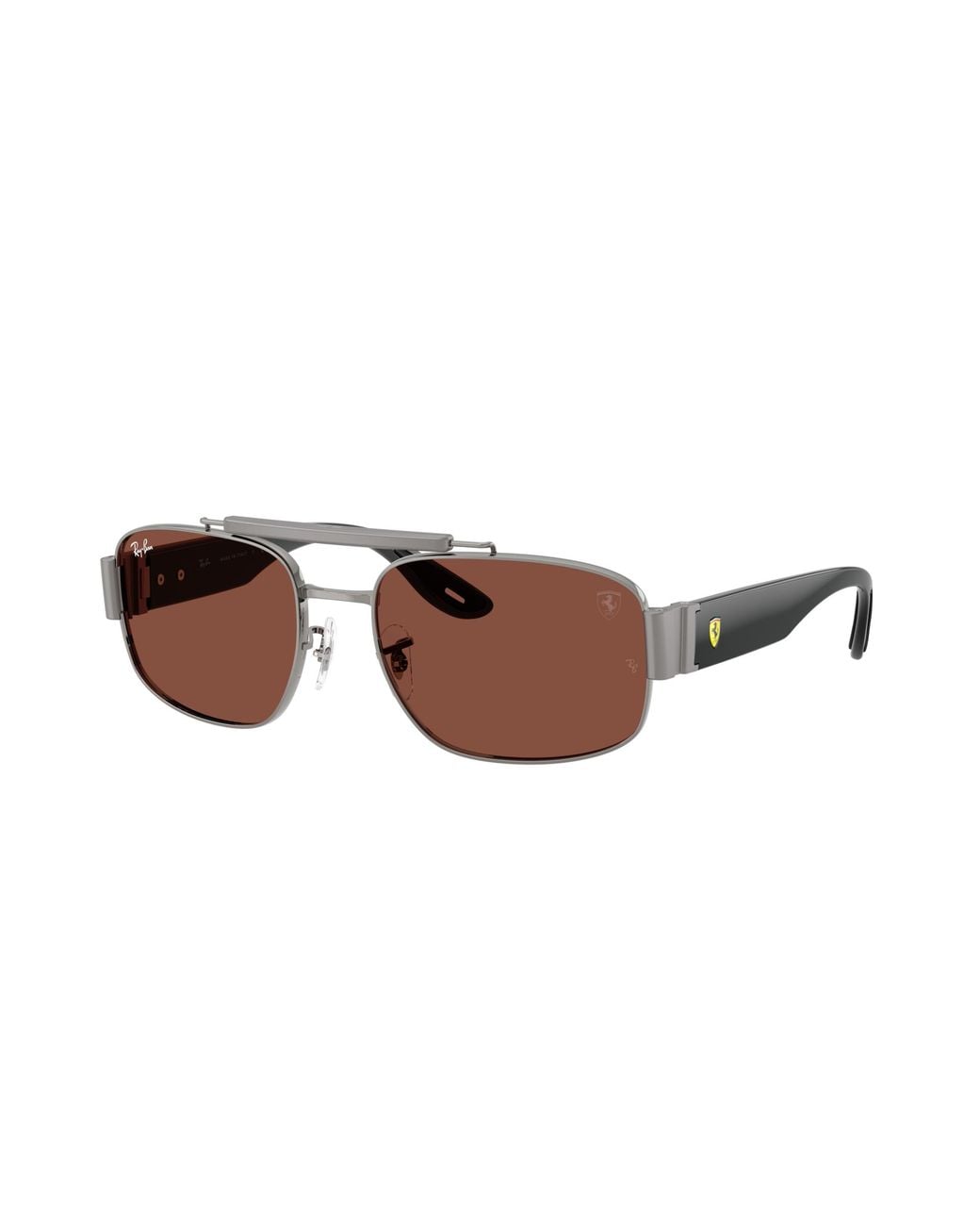 Ray-Ban Black Sunglass Rb3797m Scuderia Ferrari Collection