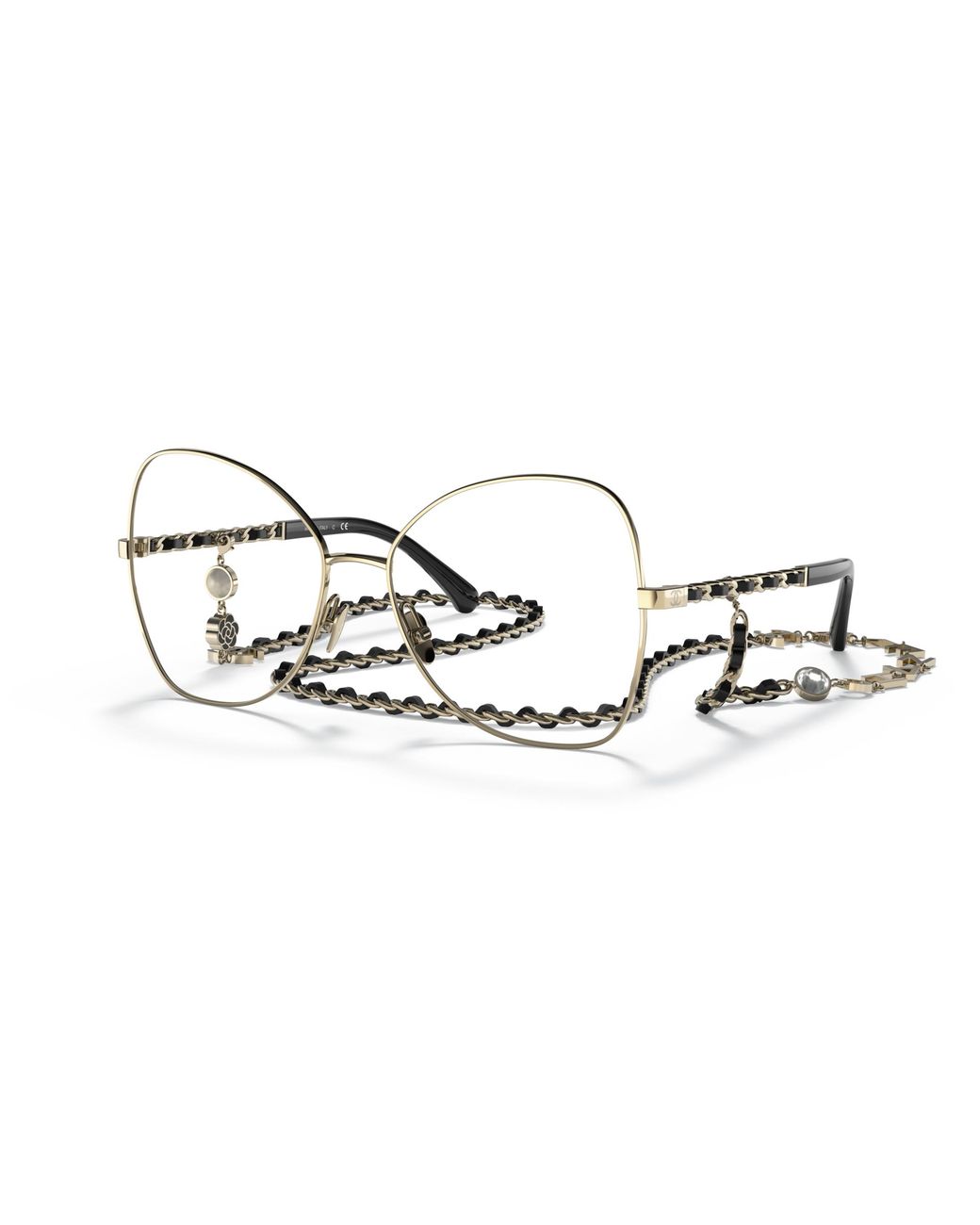 Chanel Black Sunglass Butterfly Eyeglasses Ch2205q