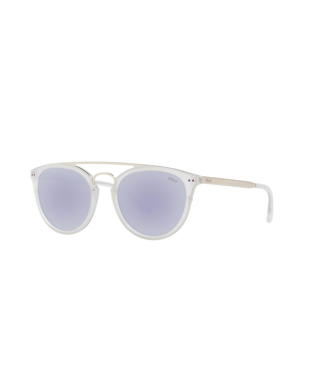 Polo Ralph Lauren White Polo Phantos Sunglasses for men
