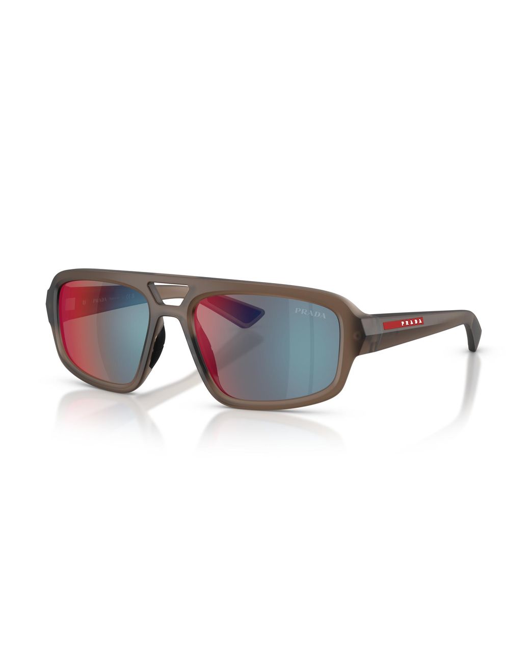 Prada Linea Rossa Black Sunglass Ps 03zs for men