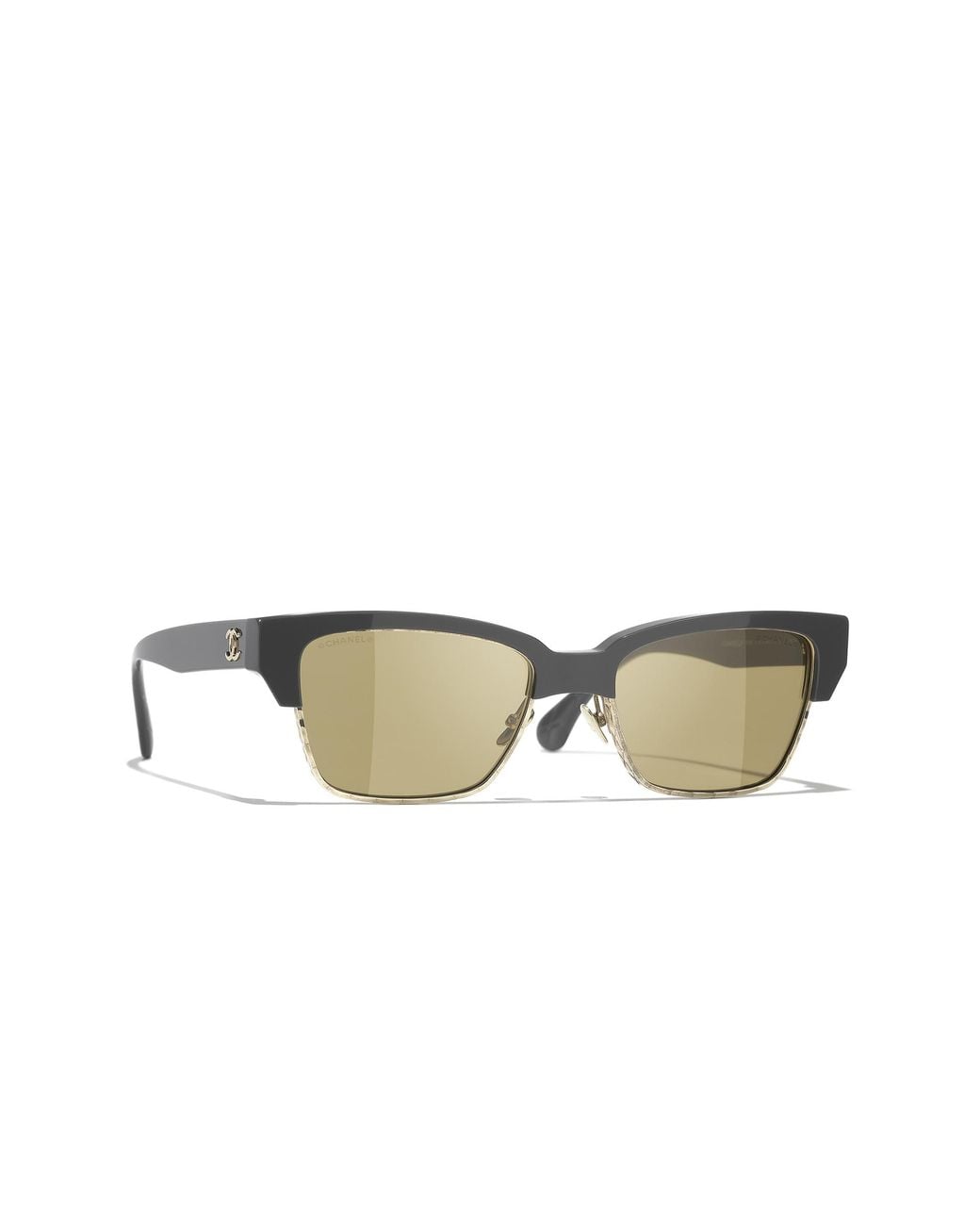 Chanel Black Sunglass Cat Eye Sunglasses Ch5558