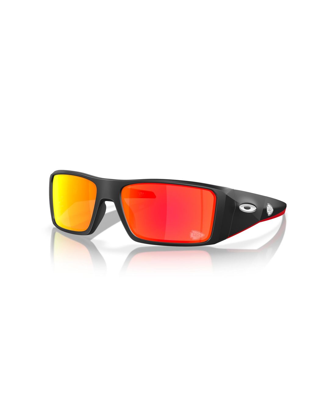 Oakley Black Sunglass Kansas City Chiefs Heliostat for men