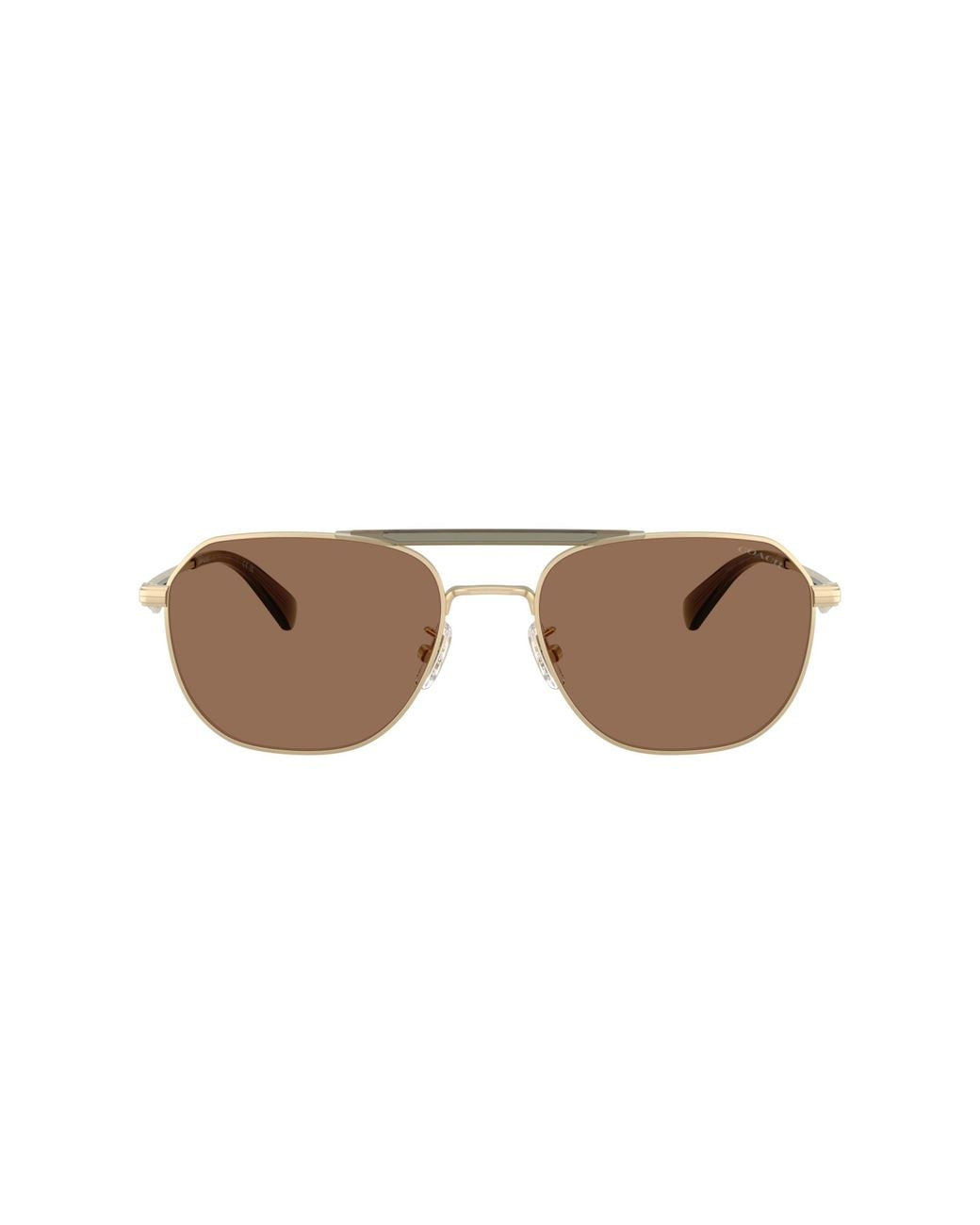 COACH Black Hc7178 Aviator Sunglasses for men