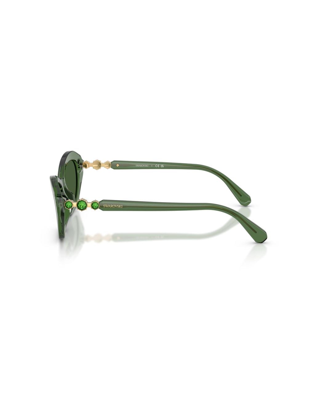 Swarovski Green Sunglass Sk6048f