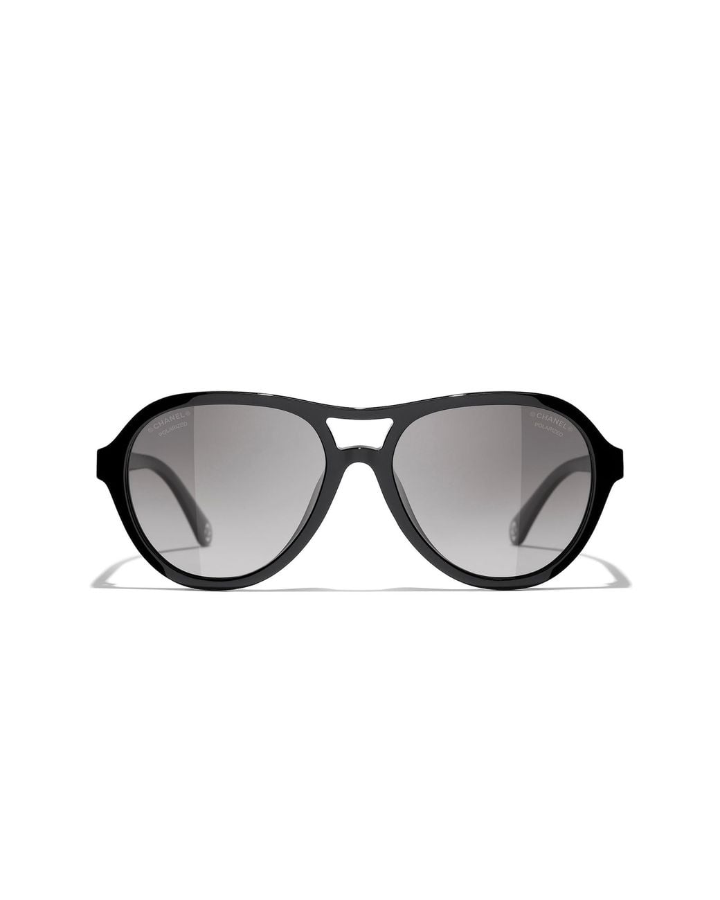 Chanel Black Sunglass Pilot Sunglasses Ch5552u