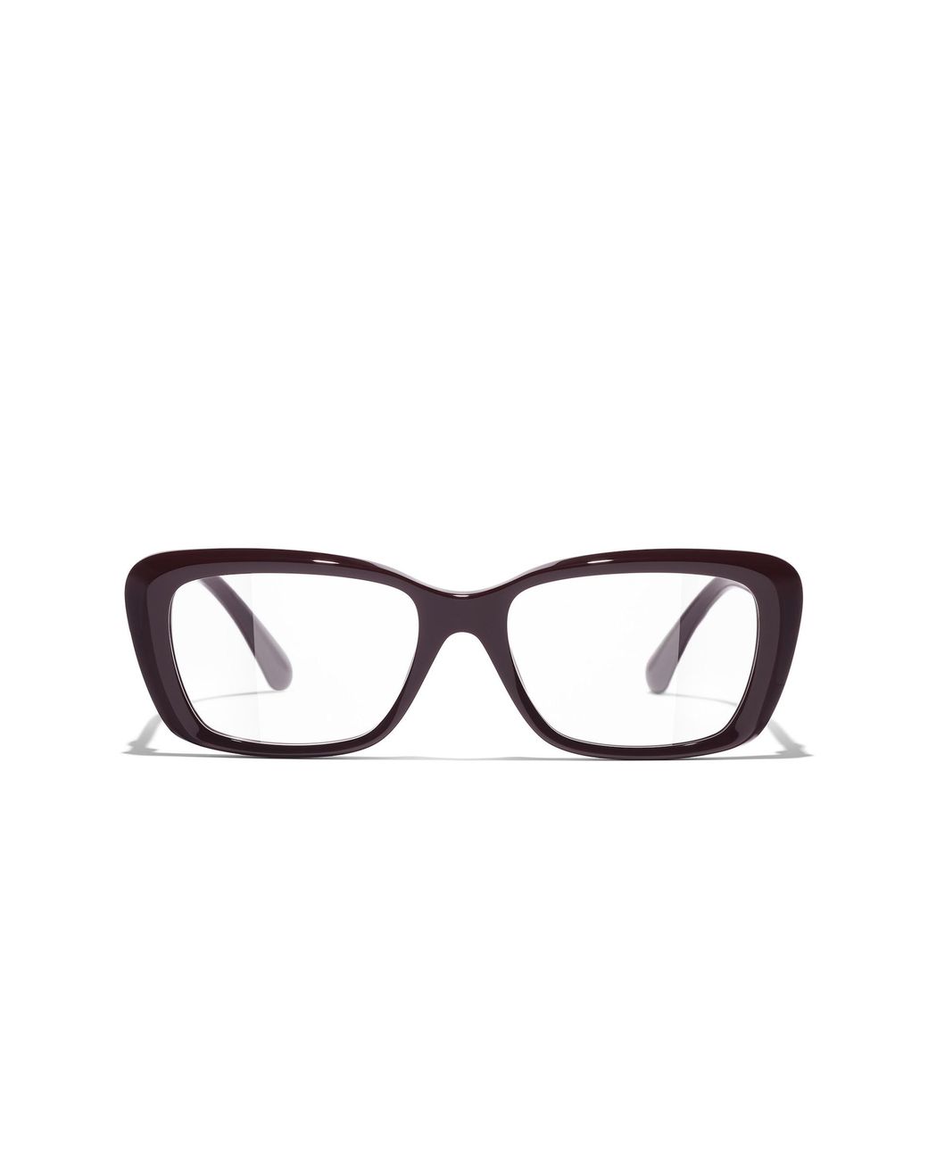 Chanel Black Sunglass Rectangle Eyeglasses Ch3467