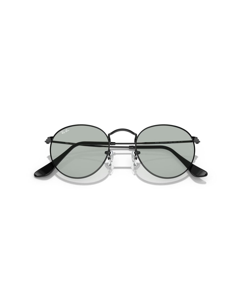 Ray-Ban Black Sunglass Round Metal for men