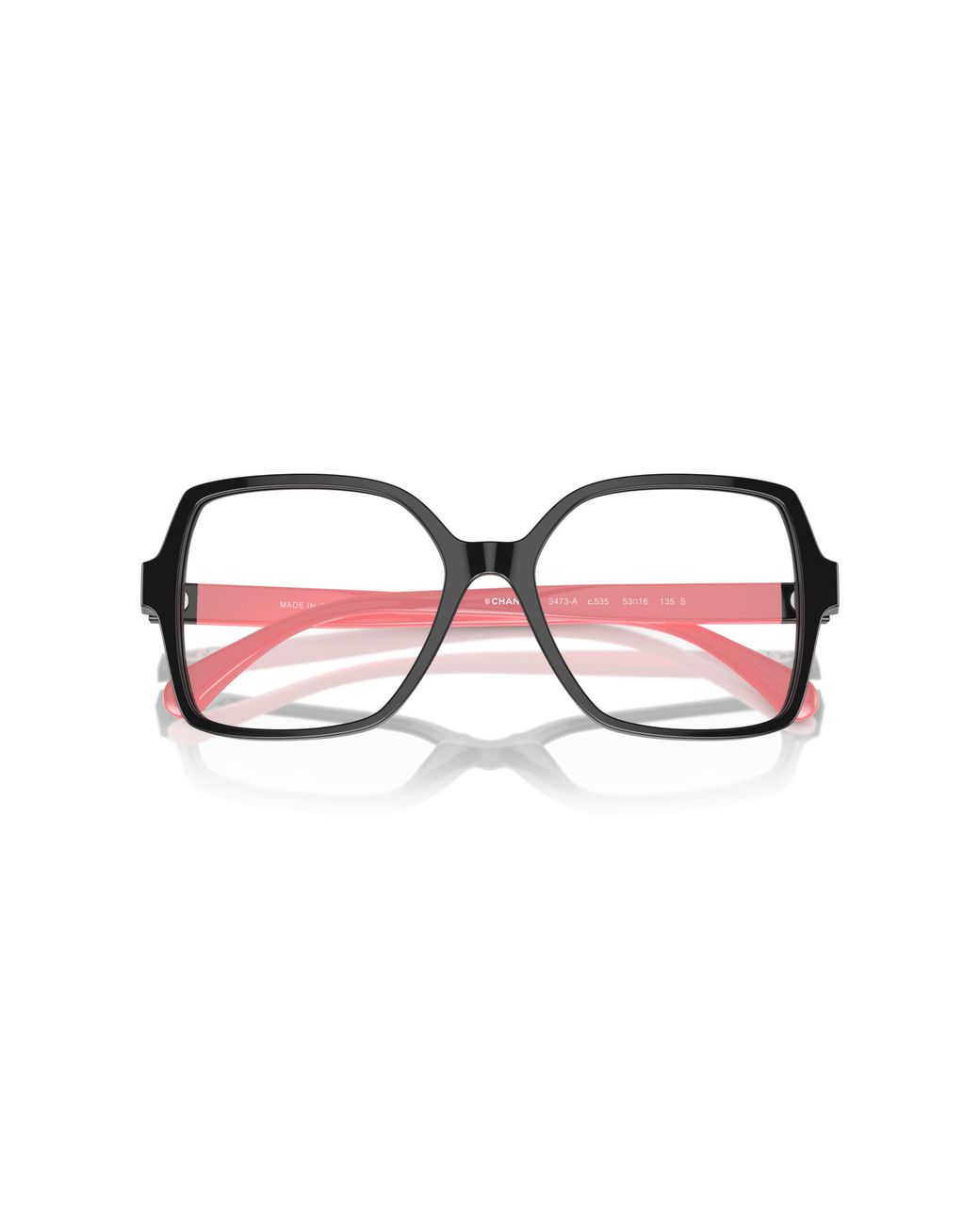 Chanel Black Sunglass Square Eyeglasses Ch3473a
