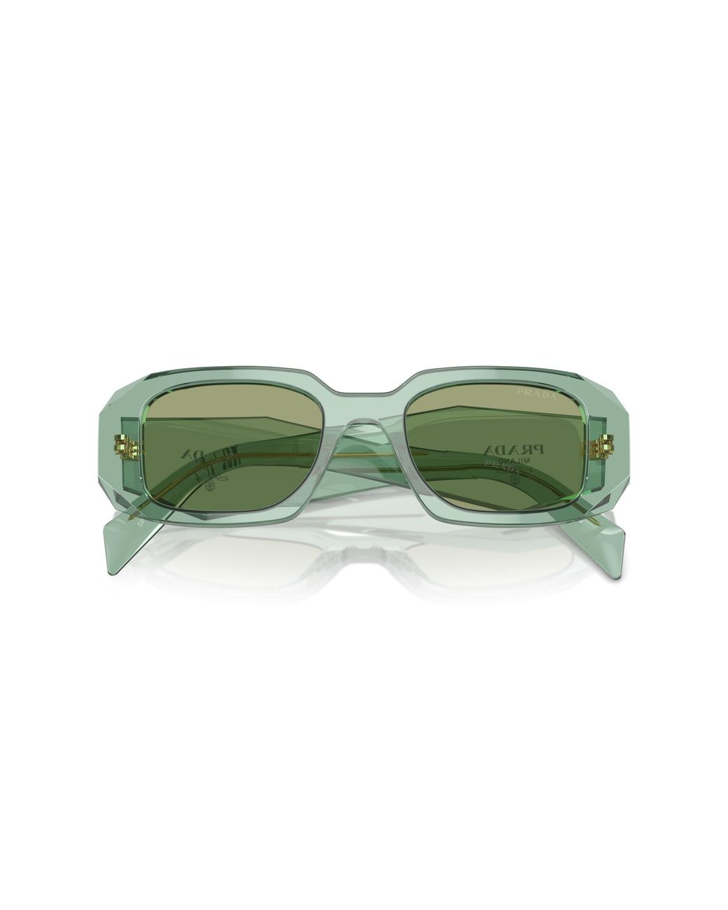 Prada Green Acetate Pr 17Ws Sunglasses