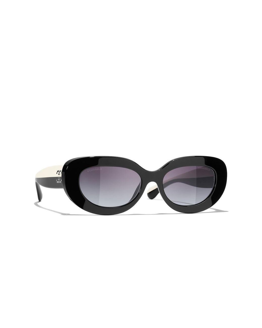 Chanel Black Sunglass Oval Sunglasses Ch5562b Ch5562b