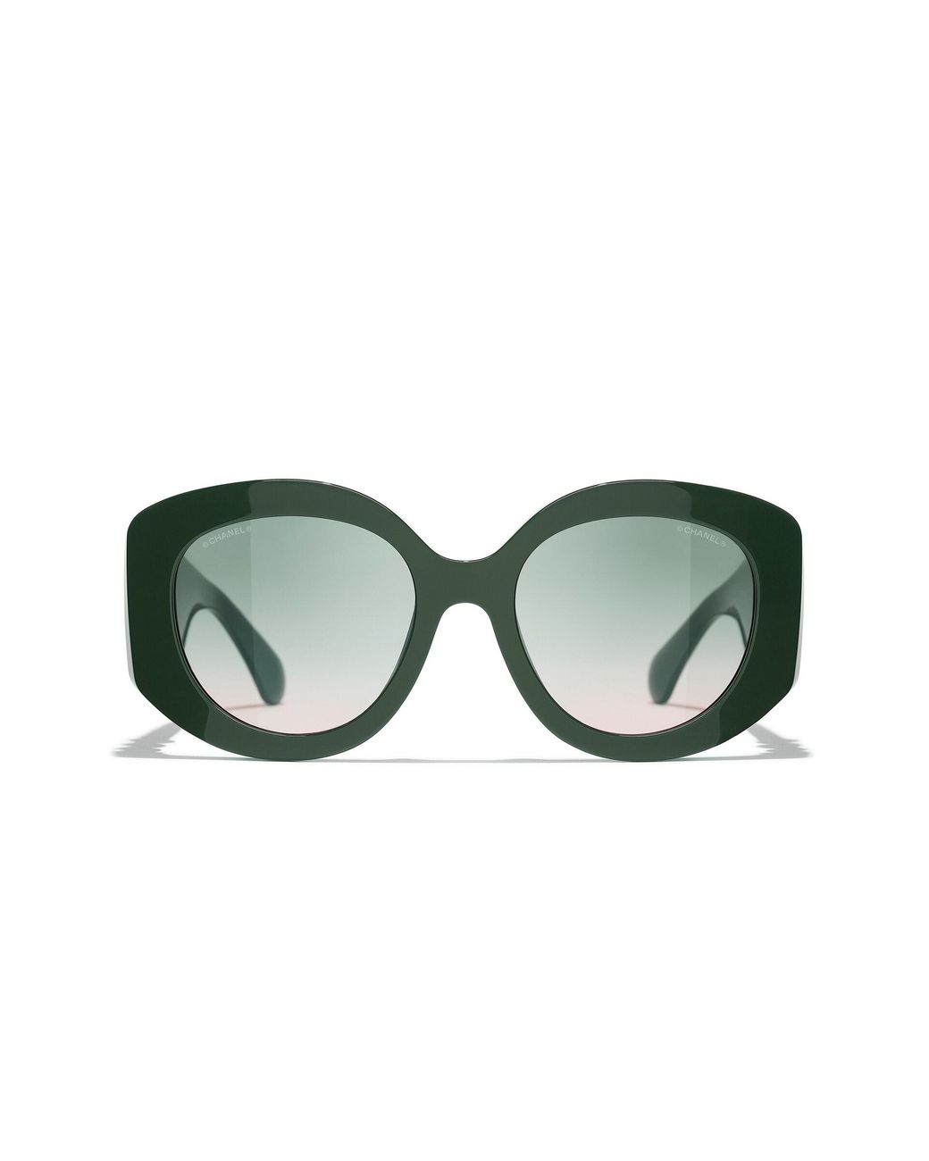 Chanel Black Sunglass Oval Sunglasses Ch5543