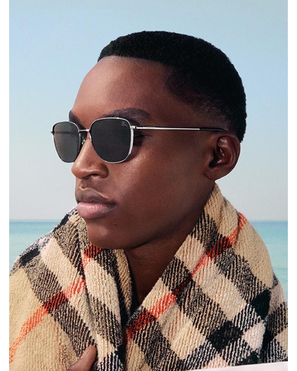 Burberry Black Sunglasses Be3171 for men