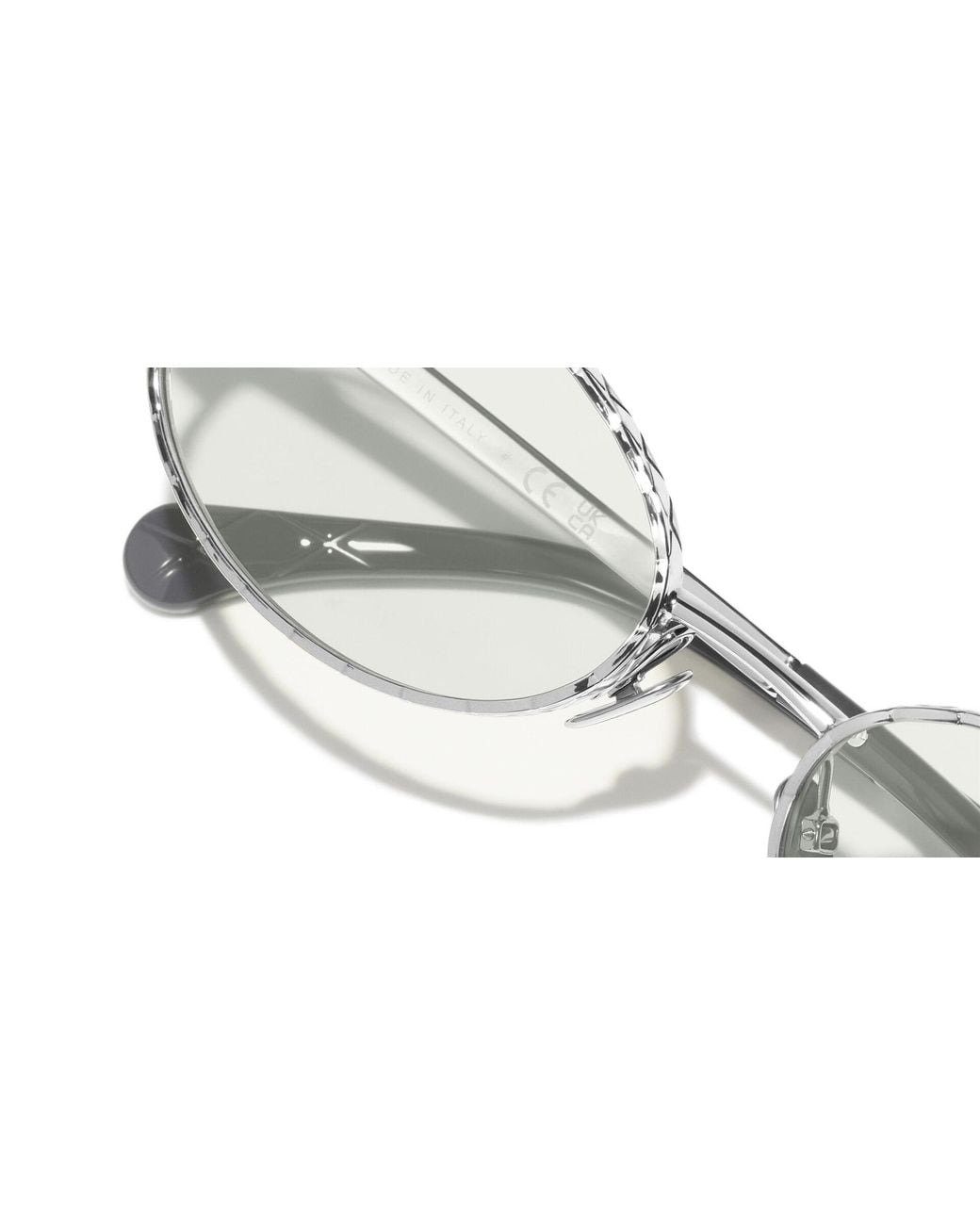 Chanel Black Sunglass Oval Blue Light Glasses Ch2227s