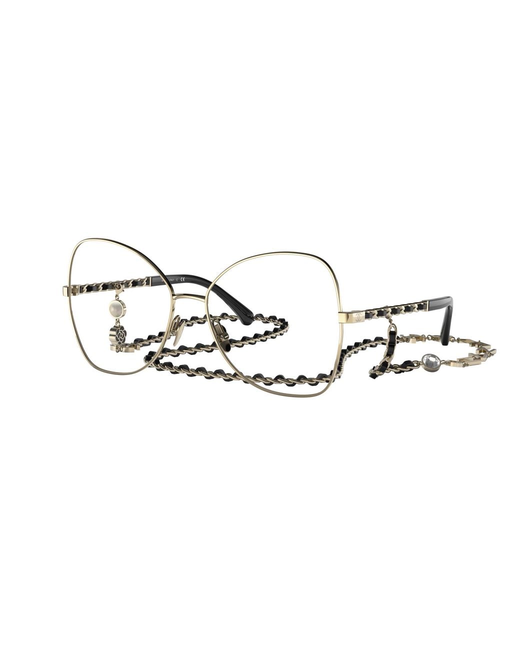 Chanel Black Sunglass Butterfly Eyeglasses Ch2205q