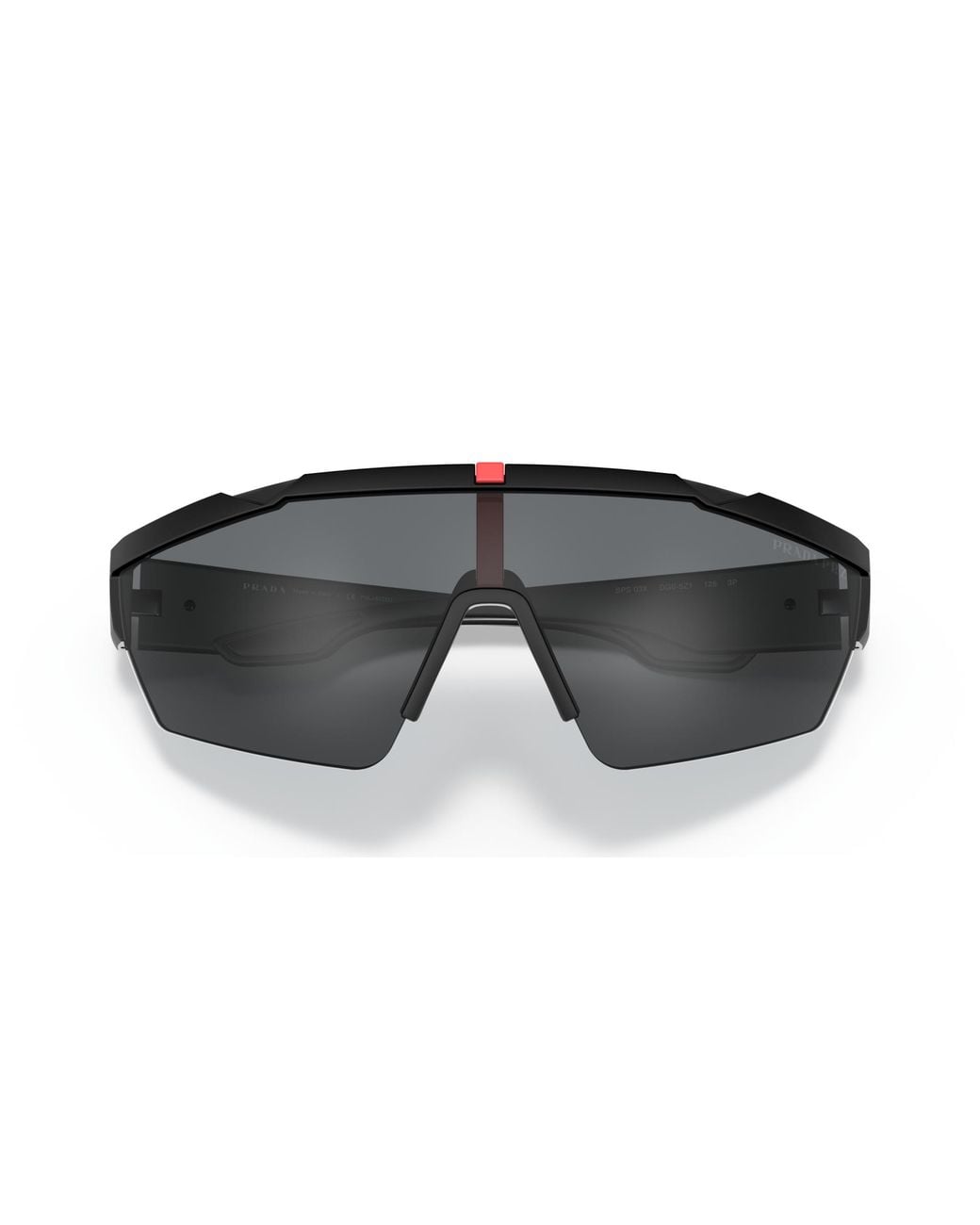 Prada Linea Rossa Man Ps 54ts - Frame Color: Black, Lens Color: Grey-black, Size 61-/14/145 for men