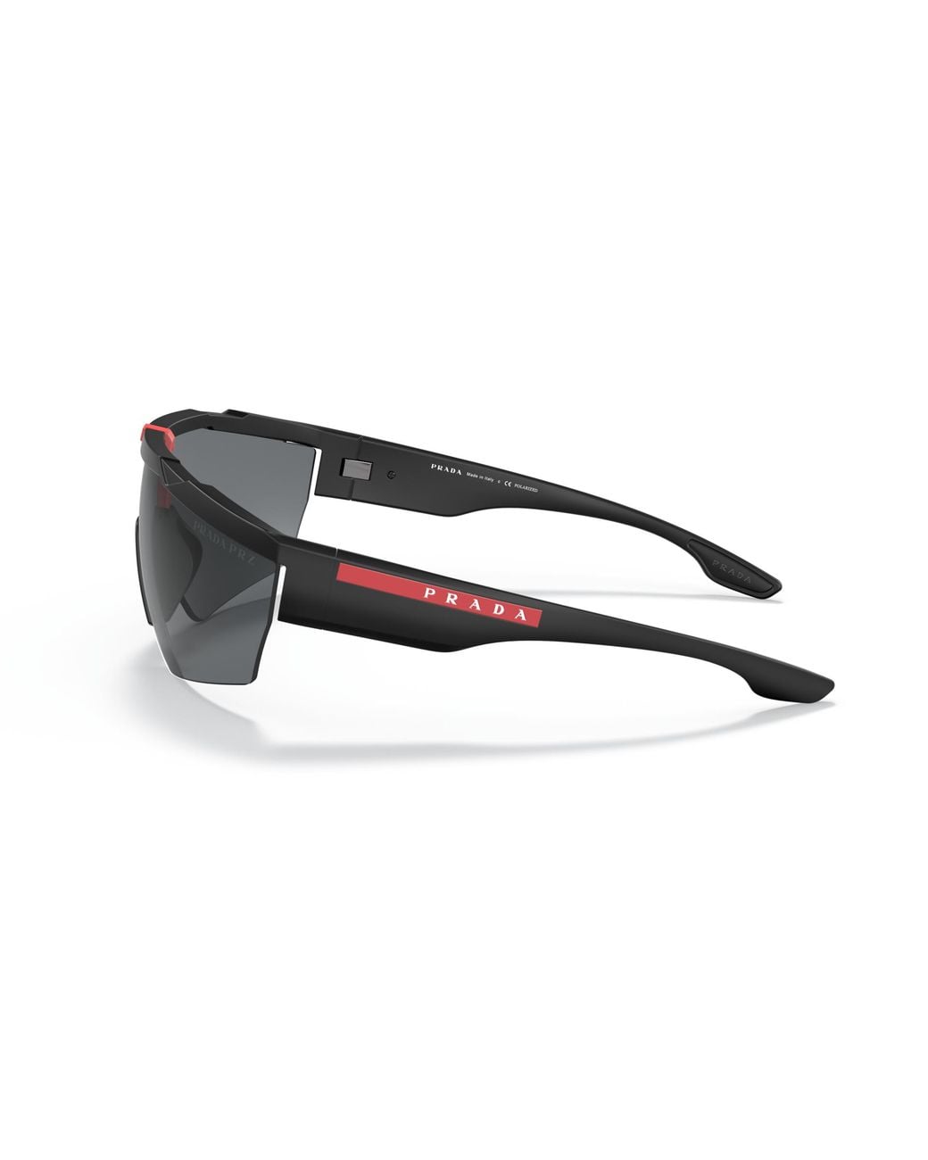Prada Linea Rossa Man Ps 54ts - Frame Color: Black, Lens Color: Grey-black, Size 61-/14/145 for men