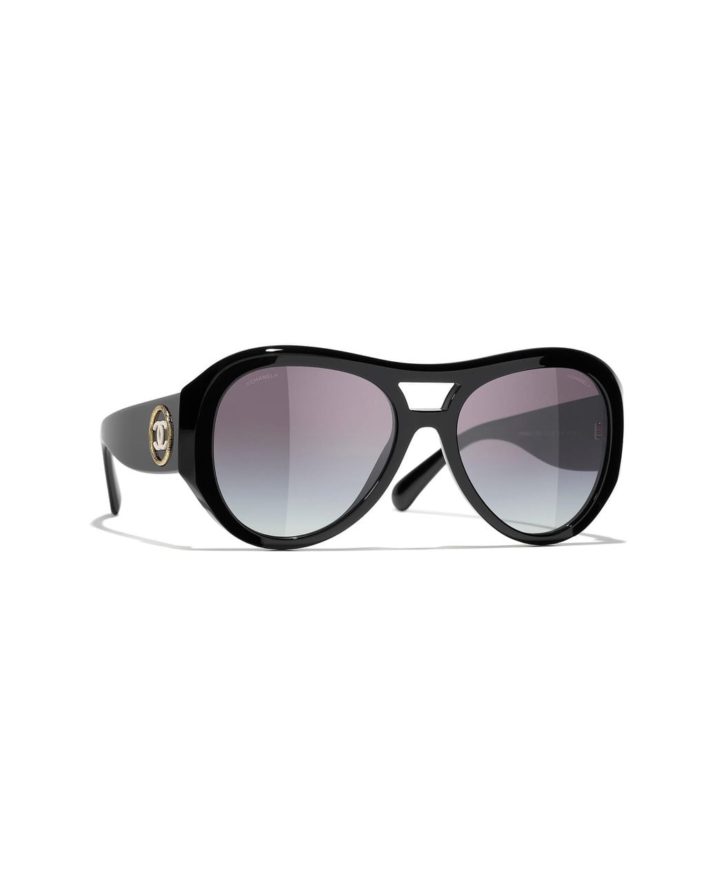 Chanel Black Sunglasses Ch5508a