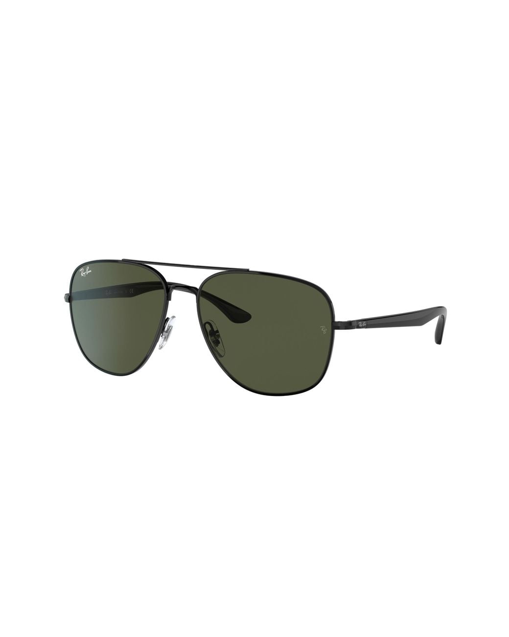 Ray-Ban Black Rb3683 Sonnenbrillen Schwarz Fassung Blau Glas 56-15