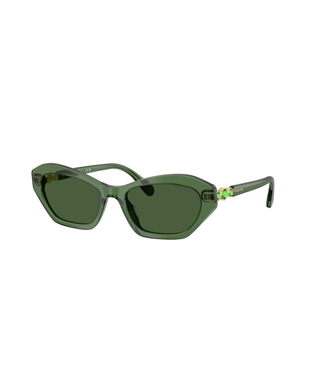 Swarovski Green Sunglass Sk6048f