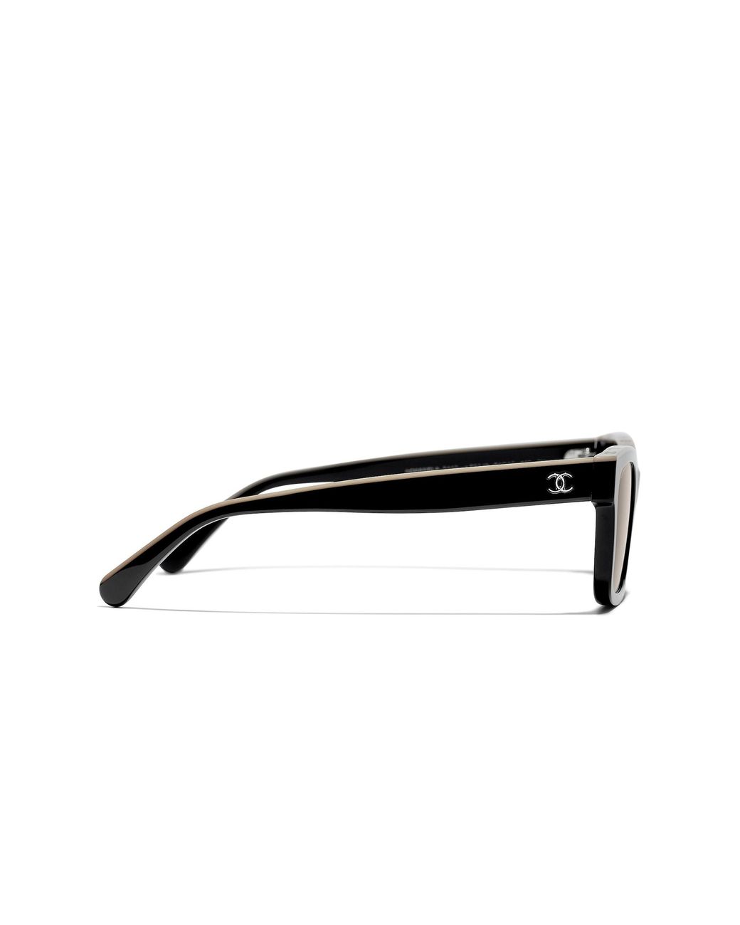 Chanel Black Sunglass Square Sunglasses Ch5417